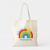 Welkom bij de Canvas tas Kindergarten (Achterkant)