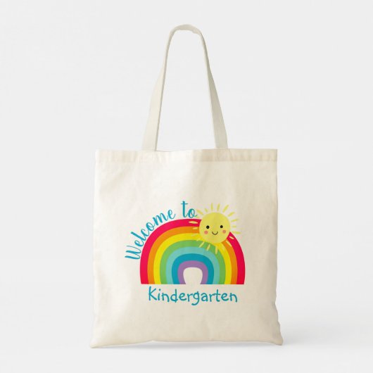 Welkom bij de Canvas tas Kindergarten (Achterkant)