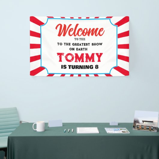 Welkom bij de Carnaval voeg je eigen tekst Banner (Beurs)