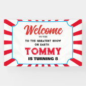 Welkom bij de Carnaval voeg je eigen tekst Banner (Horizontaal)