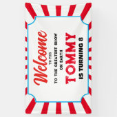 Welkom bij de Carnaval voeg je eigen tekst Banner (Verticaal)