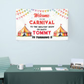 Welkom bij de Carnaval voeg je eigen tekst Banner (Beurs)
