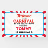 Welkom bij de Carnaval voeg je eigen tekst Banner (Horizontaal)