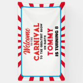 Welkom bij de Carnaval voeg je eigen tekst Banner (Verticaal)