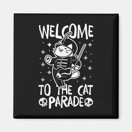 Welkom bij de Cat Parade Magneet (Voorkant)