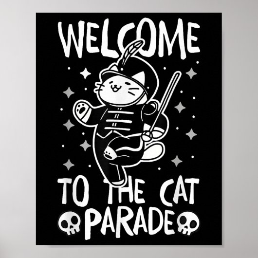 Welkom bij de Cat Parade Poster (Voorkant)