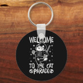 Welkom bij de Cat Parade Sleutelhanger (Voorkant)