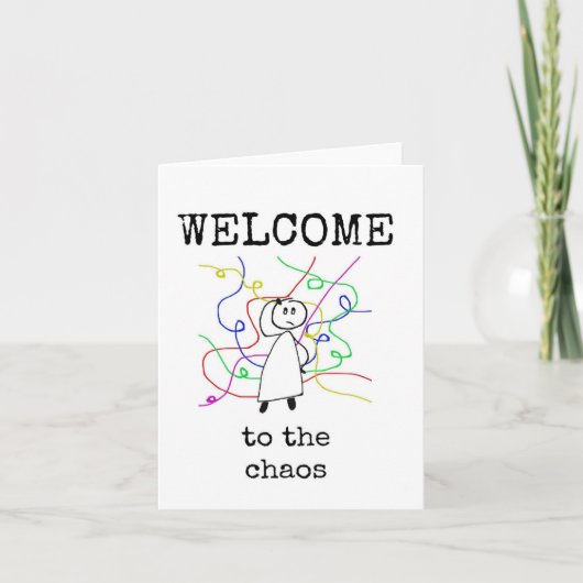 Welkom bij de Chaos, New Employee, Coworker Kaart (Voorkant)