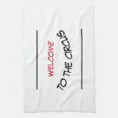 Welkom bij de Circus Kitchen Towel Theedoek (Verticaal)