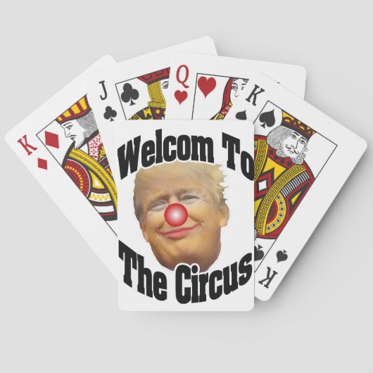 Welkom bij de Circus Pokerkaarten (Achterkant)