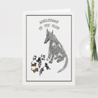 "Welkom bij de club", nieuwe baby, grappig