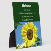 Welkom bij de conferentieborden fotoplaat (Zijkant)