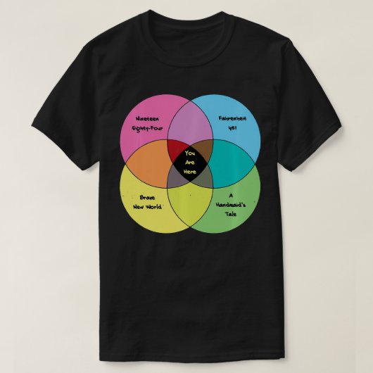 welkom bij de Convergence Retro Scifi Dys T-shirt (Design voorkant)