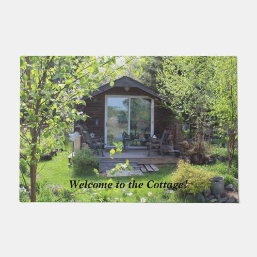 Welkom bij de Cottage! Deurmat (Voorkant)