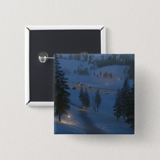 Welkom bij de Cwm-Button Vierkante Button 5,1 Cm (Voorkant /achterkant)