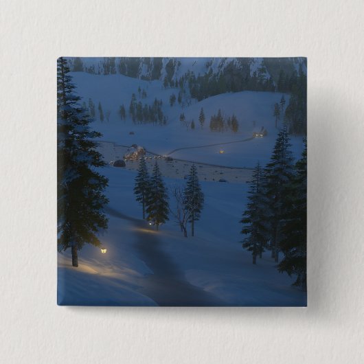 Welkom bij de Cwm-Button Vierkante Button 5,1 Cm (Voorkant)