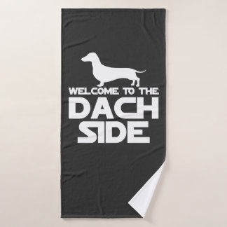 Welkom bij de Dachshund kant Badhanddoek