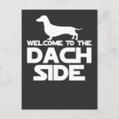 Welkom bij de Dachshund kant Feestdagenkaart (Voorkant)