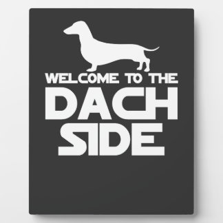 Welkom bij de Dachshund kant Fotoplaat