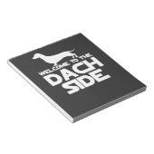 Welkom bij de Dachshund kant Notitieblok (Schuin)
