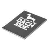 Welkom bij de Dachshund kant Notitieblok (Linkerzijde)