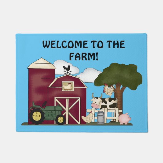 Welkom bij de deur van het Boerderij Deurmat (Voorkant)