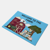 Welkom bij de deur van het Boerderij Deurmat (Schuin)