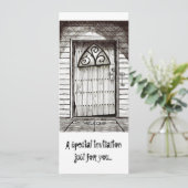 Welkom bij de diner-uitnodiging kaart (Staand voorkant)