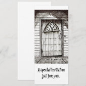 Welkom bij de diner-uitnodiging kaart (Voorkant / Achterkant)