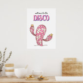 Welkom bij de disco poster (Keuken)