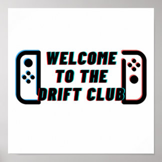 Welkom bij de Drift Club Poster