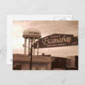 Welkom bij de Escanaba-postkaarten Briefkaart (Voorkant / Achterkant)