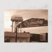 Welkom bij de Escanaba-postkaarten Briefkaart (Voorkant)