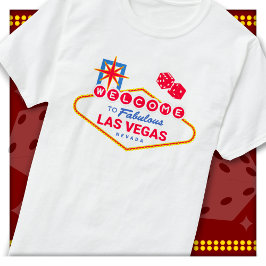 Welkom bij de Fabulous Las Vegas Trip Las Vegas-bo T-shirt