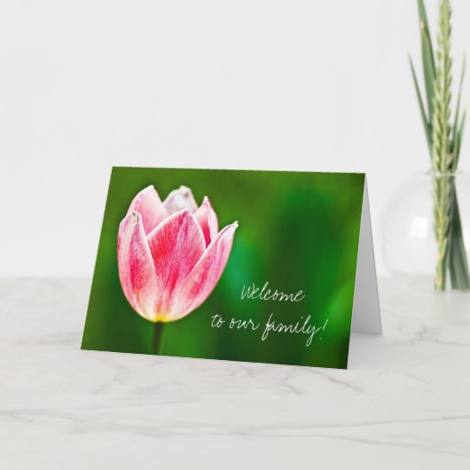 Welkom bij de familie kaart (Voorkant)