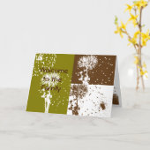 Welkom bij de familie kaart (Gele Bloem)