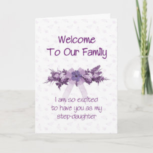 Welkom bij de familie, stiefdochter kaart