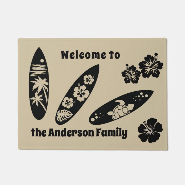 Welkom bij de Family Boards Deurmat (Voorkant)