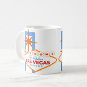 Welkom bij de fantastische Las Vegas Nevada wit Koffiemok (Voorkant links)