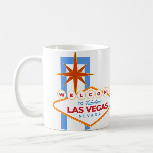 Welkom bij de fantastische Las Vegas Nevada wit Koffiemok (Links)