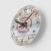 Welkom bij de Farmhouse Wall Klock Ronde Klok (Hoek)