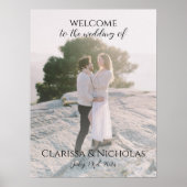 Welkom bij de fotobruiloft, volledig aanpasbaar poster (Voorkant)