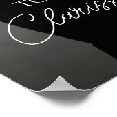 Welkom bij de fotobruiloft, volledig aanpasbaar poster (Hoek)