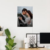 Welkom bij de fotobruiloft, volledig aanpasbaar poster (Thuiskantoor)