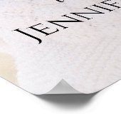 Welkom bij de fotobruiloft, volledig aanpasbaar poster (Hoek)