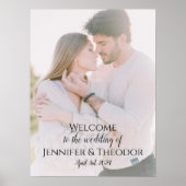Welkom bij de fotobruiloft, volledig aanpasbaar poster (Voorkant)