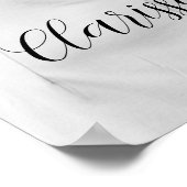 Welkom bij de fotobruiloft, volledig aanpasbaar poster (Hoek)