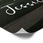 Welkom bij de fotobruiloft, volledig aanpasbaar poster (Hoek)