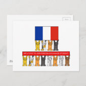 Welkom bij de Franse deviezenstudent Briefkaart (Voorkant / Achterkant)