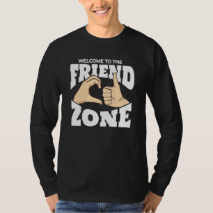 Welkom bij de Friend Zone handgebaren Friendzon T-shirt